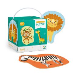 Puzzle Wild Animals 2-3-4 el.