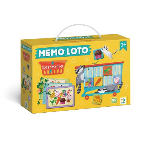Board games Memo Lotto Game “Supermarket”