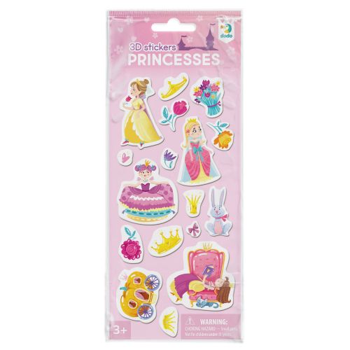 Outdoor game 3D stickers Princesses