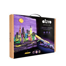 Modelling clay - 3D painting New York Skyline (30*40 cm)